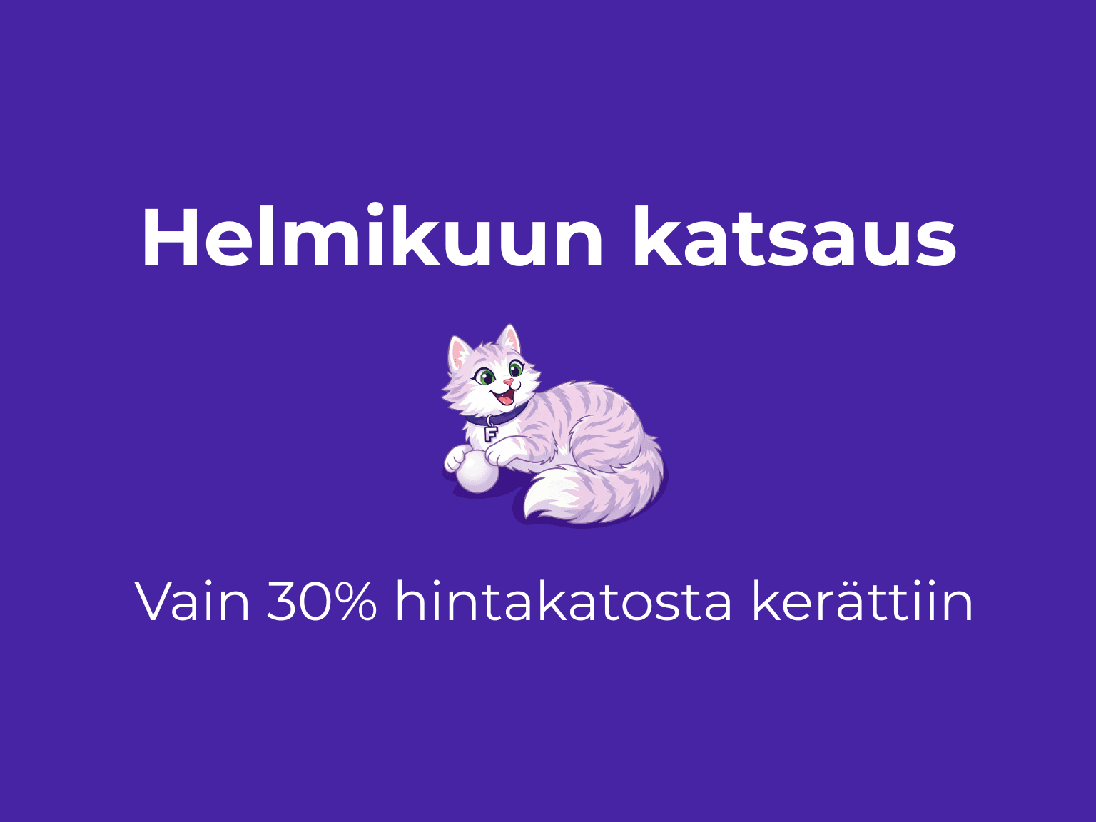 Helmikuu: 30 % hintakatosta kerättiin, neljäs kuukausi putkeen alle ennusteen